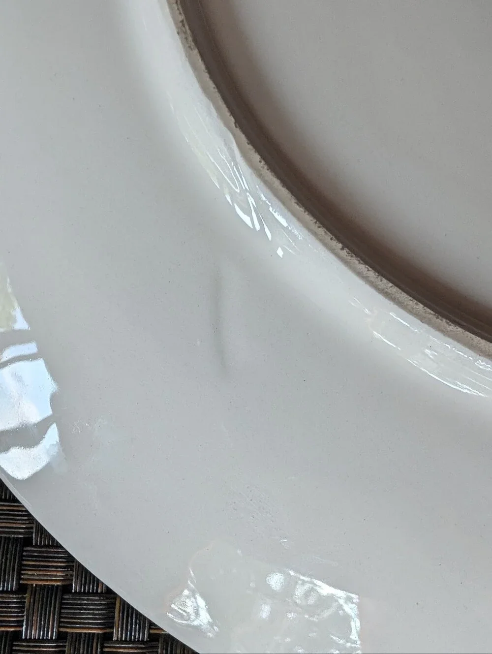 Set Of 4 PIER 1 Magnolia DINNER PLATES Ironstone 10.5
